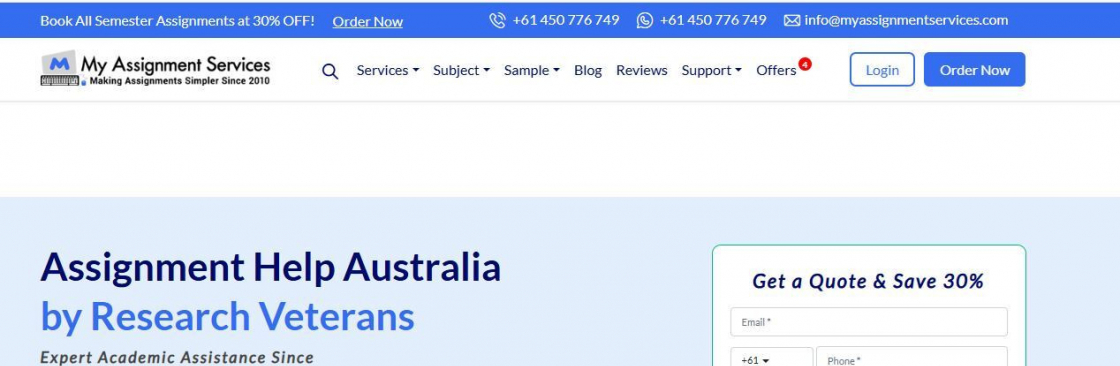 My Assignment Services Cover Image
