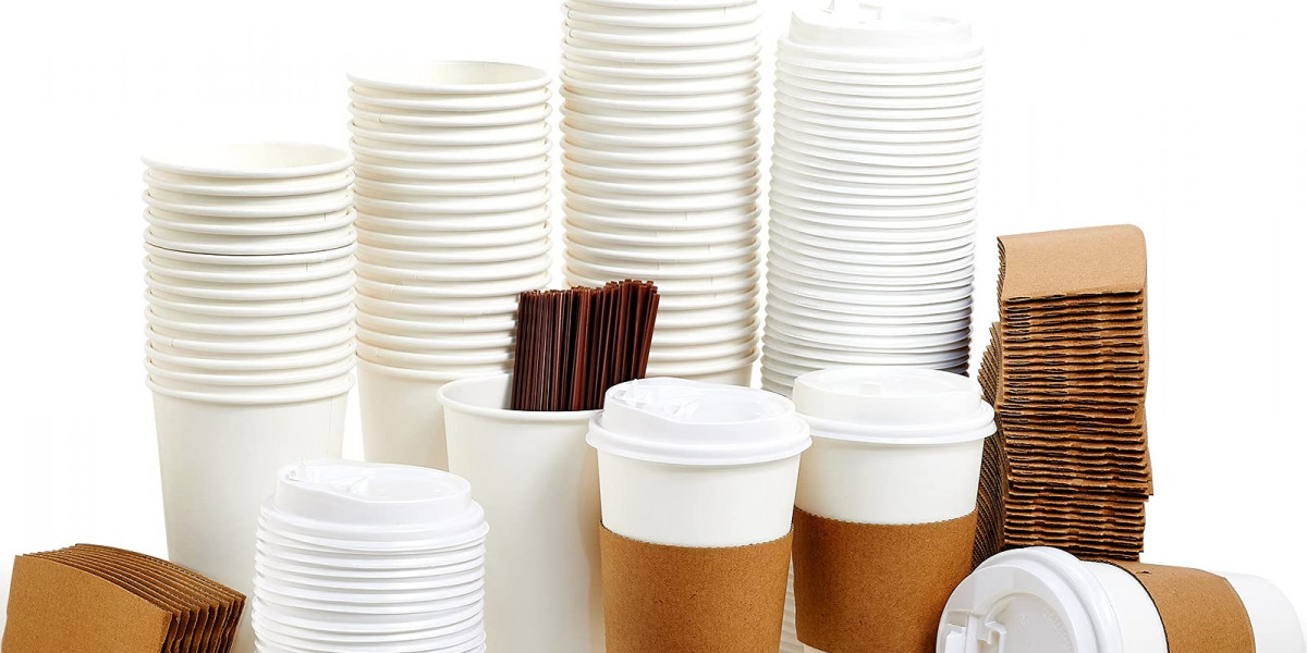 Custom branded coffee cups disposable with eco features